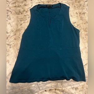 Blue dress blouse